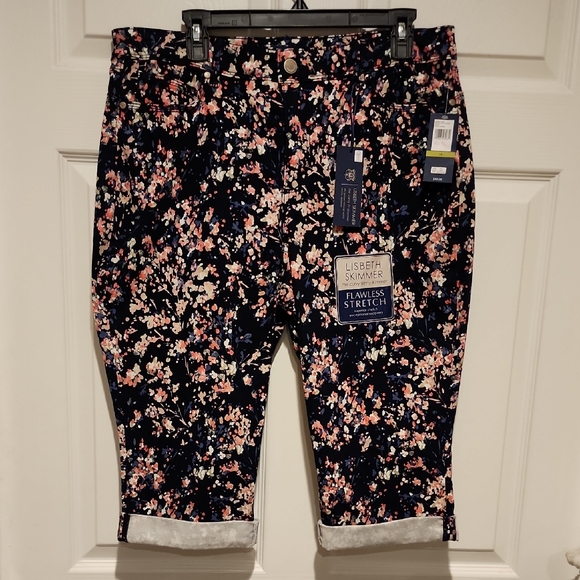 Lisbeth Skinner Bandolino cropped pants: 14 - Picture 1 of 6